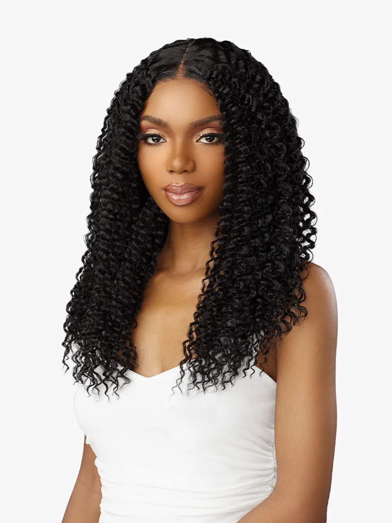 Butta Lace Human Hair Blend Kinky Water Wave 18″