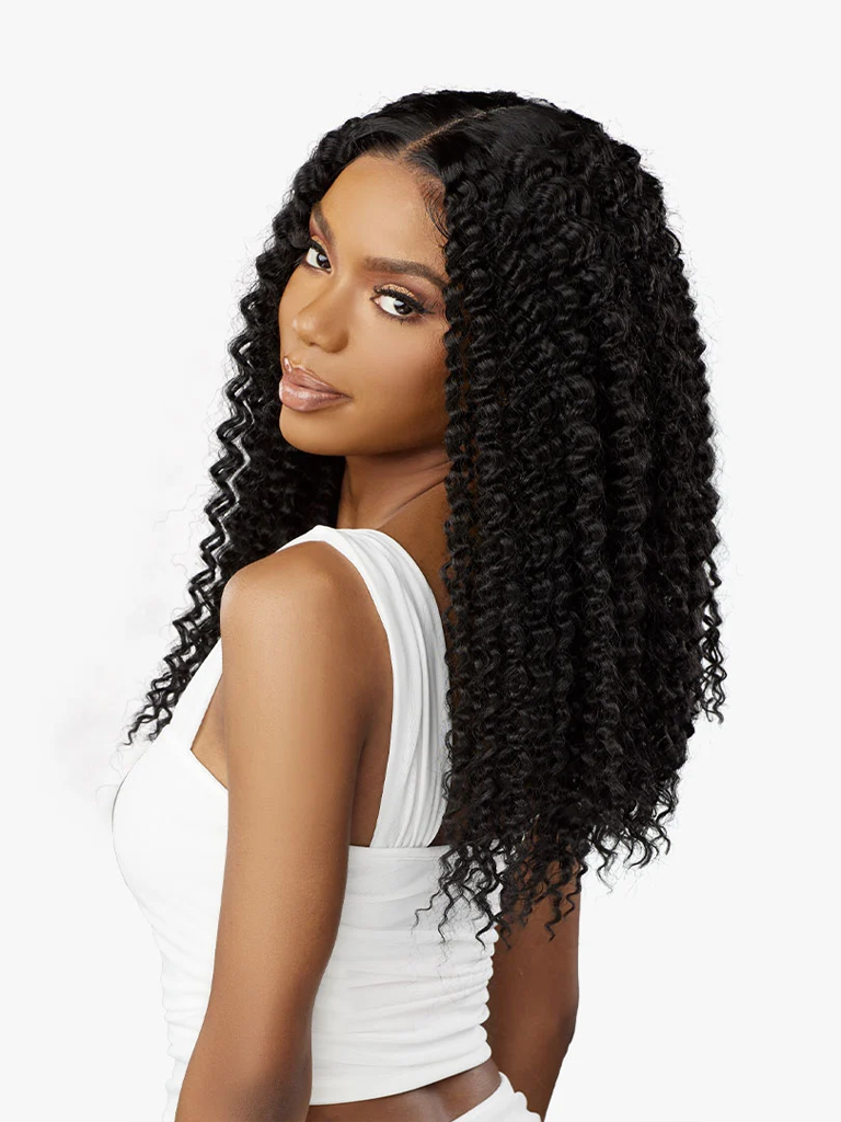 Butta Lace Human Hair Blend Kinky Water Wave 18″