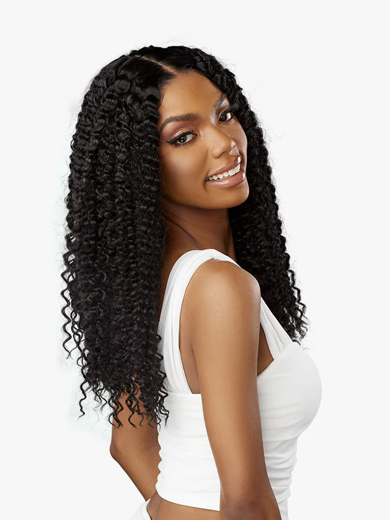 Butta Lace Human Hair Blend Kinky Water Wave 18″